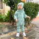 Su Yeşili Kaş Korse Tulum Bere Boyunluk Set